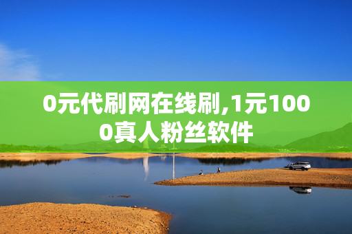 0元代刷网在线刷,1元1000真人粉丝软件