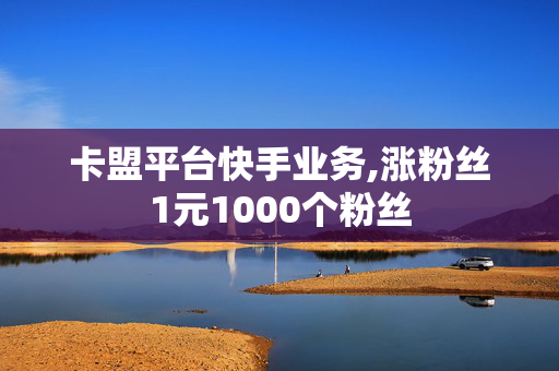 卡盟平台快手业务,涨粉丝1元1000个粉丝