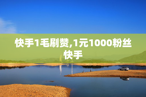 快手1毛刷赞,1元1000粉丝快手