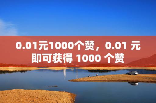 0.01元1000个赞，0.01 元即可获得 1000 个赞