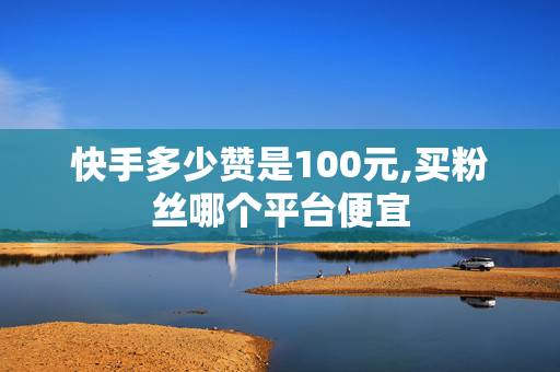 快手多少赞是100元,买粉丝哪个平台便宜