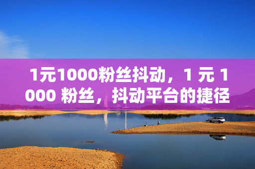 1元1000粉丝抖动，1 元 1000 粉丝，抖动平台的捷径？