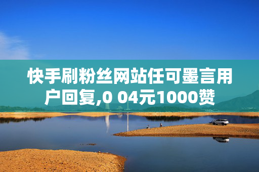 快手刷粉丝网站任可墨言用户回复,0 04元1000赞