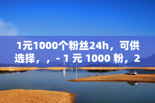 1元1000个粉丝24h，可供选择，，- 1 元 1000 粉，24h 轻松搞定