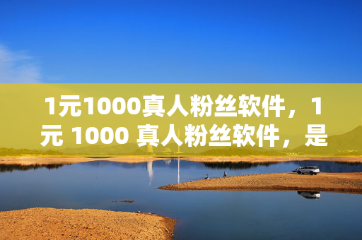 1元1000真人粉丝软件，1 元 1000 真人粉丝软件，是真的吗？