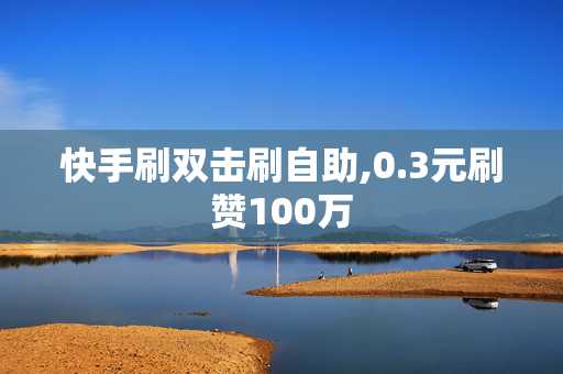 快手刷双击刷自助,0.3元刷赞100万