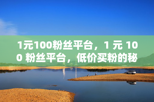 1元100粉丝平台，1 元 100 粉丝平台，低价买粉的秘密通道