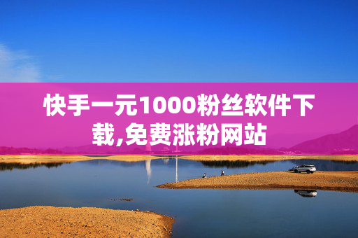 快手一元1000粉丝软件下载,免费涨粉网站