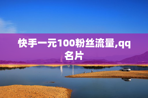 快手一元100粉丝流量,qq名片