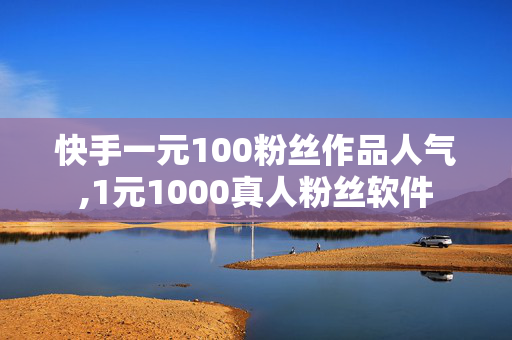 快手一元100粉丝作品人气,1元1000真人粉丝软件