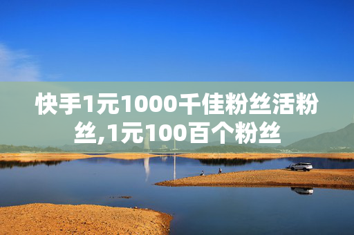 快手1元1000千佳粉丝活粉丝,1元100百个粉丝