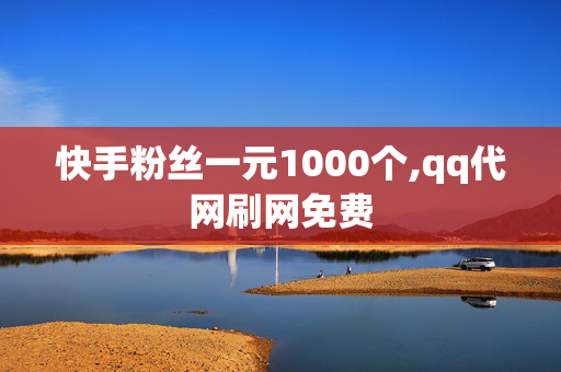 快手粉丝一元1000个,qq代网刷网免费