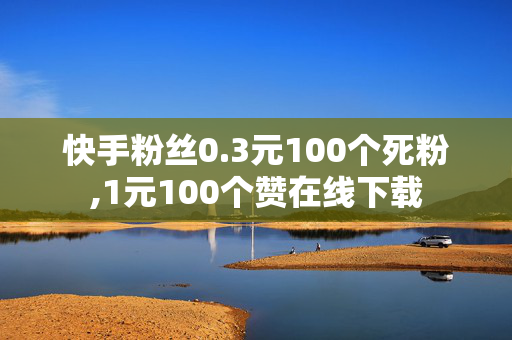 快手粉丝0.3元100个死粉,1元100个赞在线下载