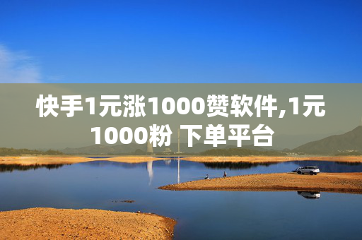 快手1元涨1000赞软件,1元1000粉 下单平台