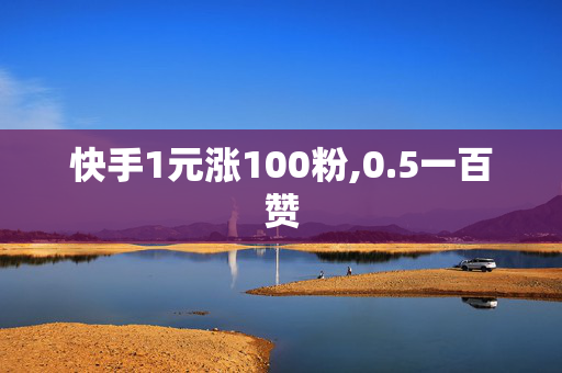 快手1元涨100粉,0.5一百赞