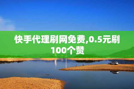 快手代理刷网免费,0.5元刷100个赞