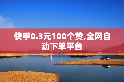 快手0.3元100个赞,全网自动下单平台