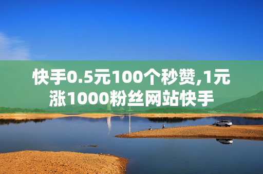 快手0.5元100个秒赞,1元涨1000粉丝网站快手