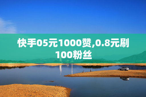 快手05元1000赞,0.8元刷100粉丝