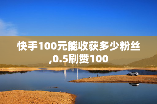 快手100元能收获多少粉丝,0.5刷赞100