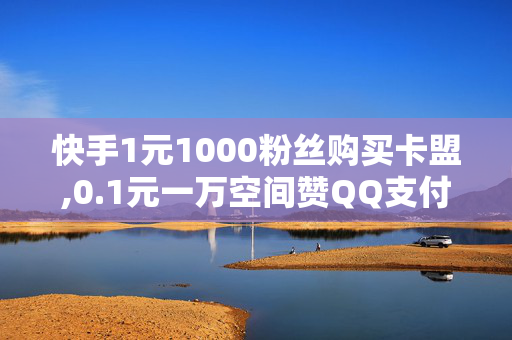 快手1元1000粉丝购买卡盟,0.1元一万空间赞QQ支付