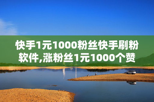 快手1元1000粉丝快手刷粉软件,涨粉丝1元1000个赞