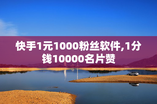 快手1元1000粉丝软件,1分钱10000名片赞