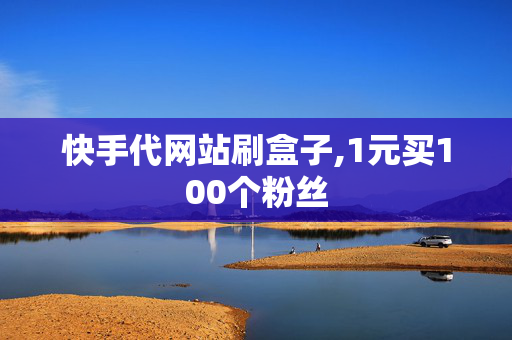 快手代网站刷盒子,1元买100个粉丝