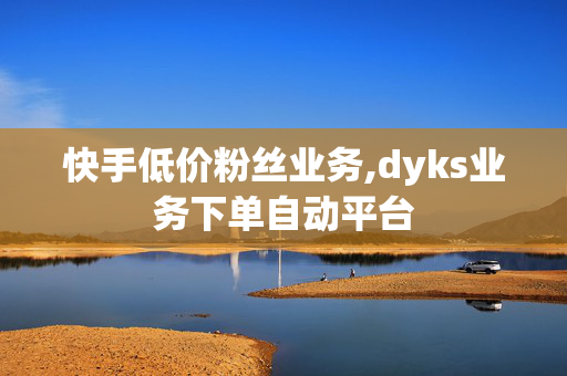 快手低价粉丝业务,dyks业务下单自动平台