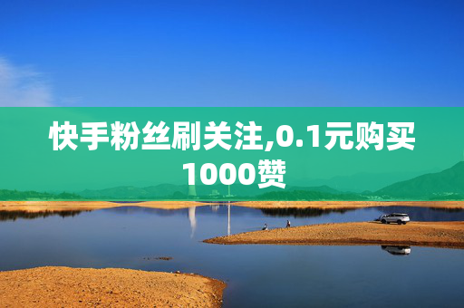 快手粉丝刷关注,0.1元购买1000赞