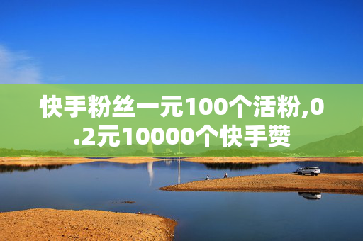 快手粉丝一元100个活粉,0.2元10000个快手赞