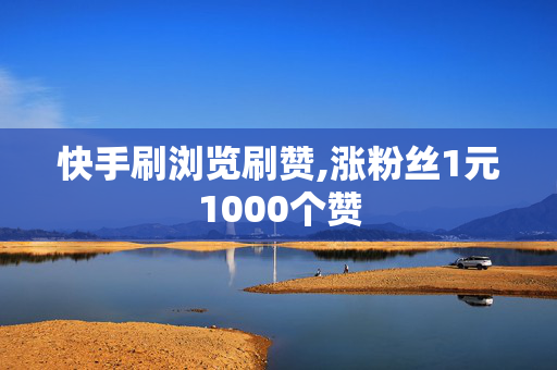 快手刷浏览刷赞,涨粉丝1元1000个赞