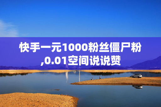 快手一元1000粉丝僵尸粉,0.01空间说说赞