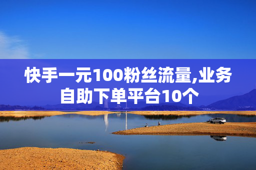 快手一元100粉丝流量,业务自助下单平台10个