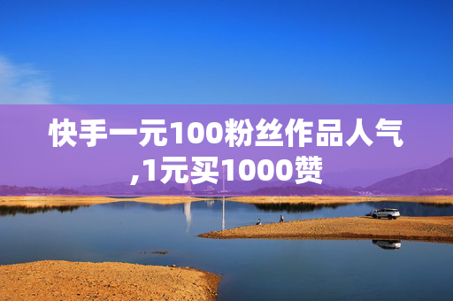 快手一元100粉丝作品人气,1元买1000赞