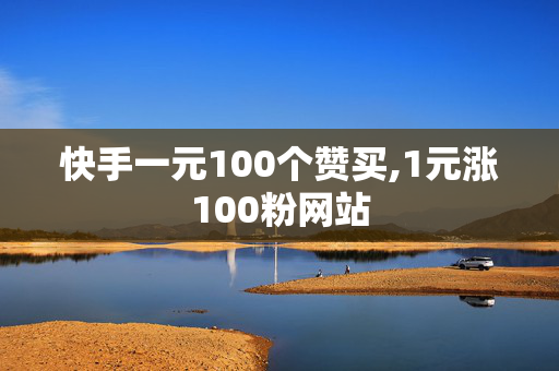 快手一元100个赞买,1元涨100粉网站