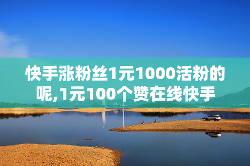 快手涨粉丝1元1000活粉的呢,1元100个赞在线快手