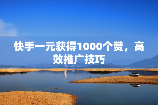 快手一元获得1000个赞，高效推广技巧