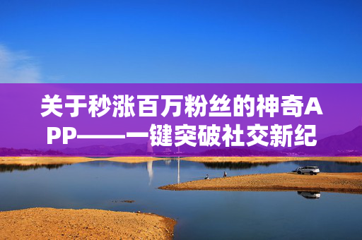 关于秒涨百万粉丝的神奇APP——一键突破社交新纪元