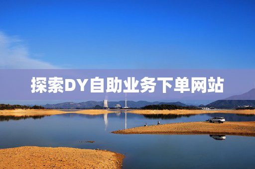 探索DY自助业务下单网站