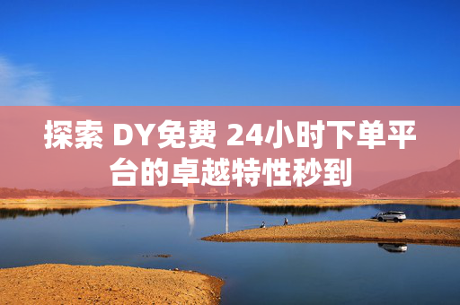 探索 DY免费 24小时下单平台的卓越特性秒到