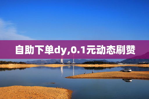 自助下单dy,0.1元动态刷赞