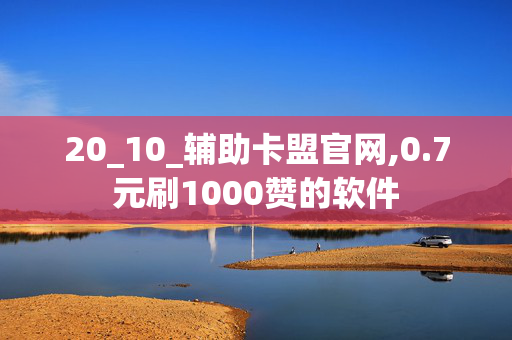 20_10_辅助卡盟官网,0.7元刷1000赞的软件