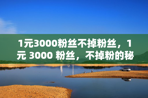 1元3000粉丝不掉粉丝，1 元 3000 粉丝，不掉粉的秘诀，直接点明了关键信息，即 1 元可以获得 3000 粉丝，并且强调了不掉粉丝这一特点，能够吸引读者的注意力，让他们想要了解更多关于如何获得这些粉丝以及保持粉丝不掉的方法。