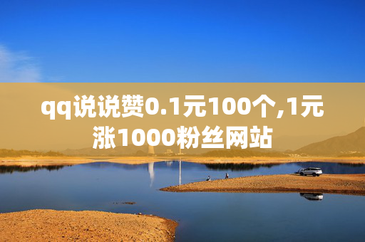 qq说说赞0.1元100个,1元涨1000粉丝网站