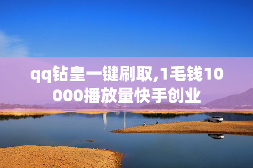 qq钻皇一键刷取,1毛钱10000播放量快手创业