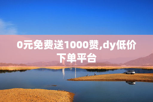 0元免费送1000赞,dy低价下单平台