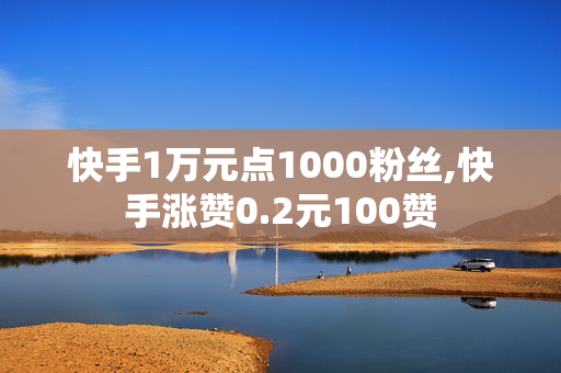 快手1万元点1000粉丝,快手涨赞0.2元100赞