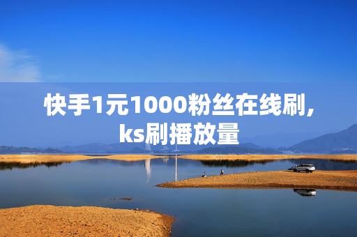 快手1元1000粉丝在线刷,ks刷播放量