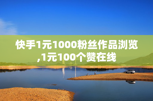 快手1元1000粉丝作品浏览,1元100个赞在线